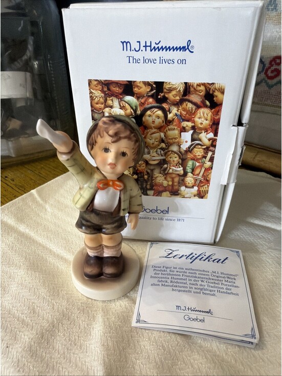 Other - VTG Goebel Hummel Figurine Come Back Soon #054 First Issue 1995 W/ Box 4.5”